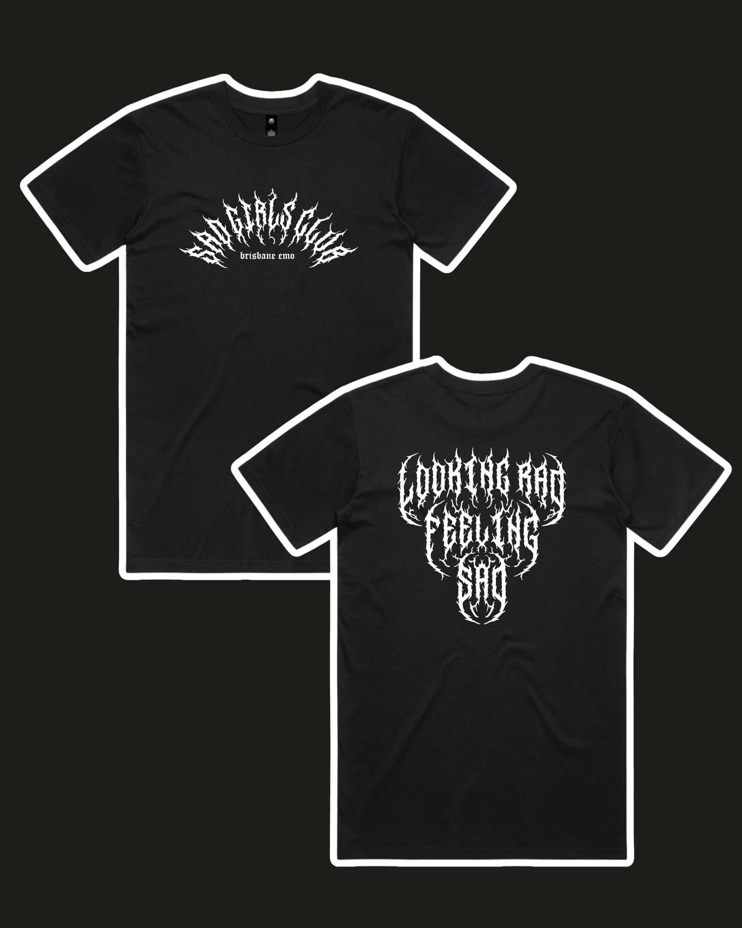 SAD GIRLS CLUB METAL TEE