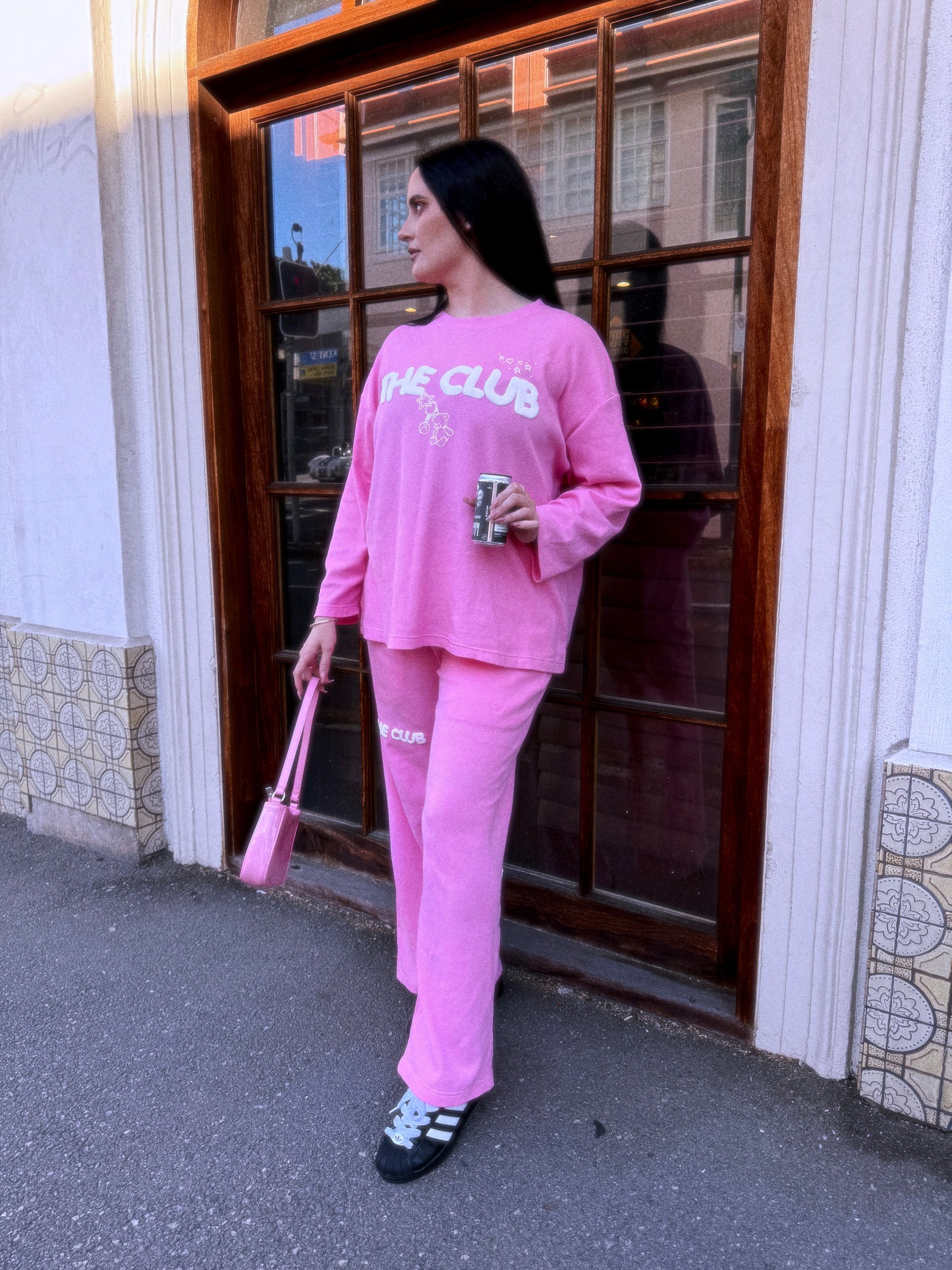 The Club Lounge Pants - Teddy Pink