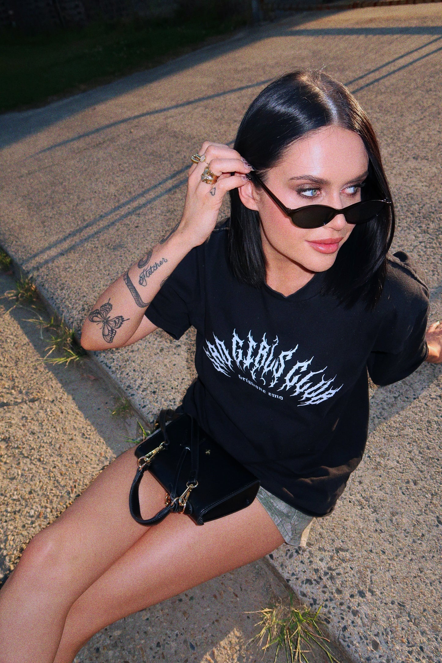 SAD GIRLS CLUB METAL TEE