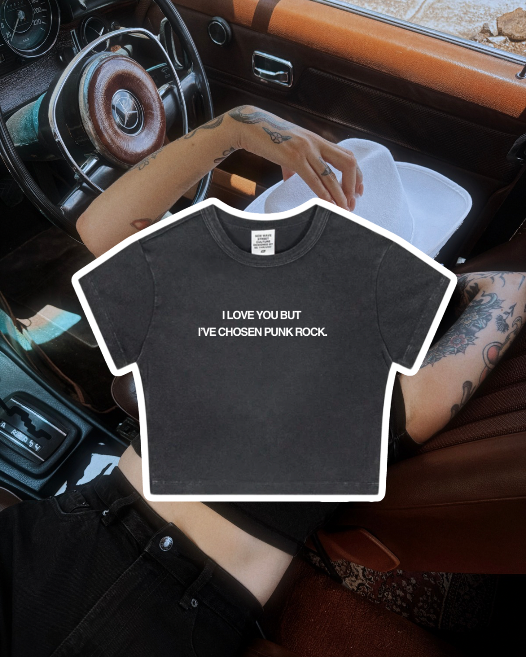 I've Chosen Punk Rock Crop Top