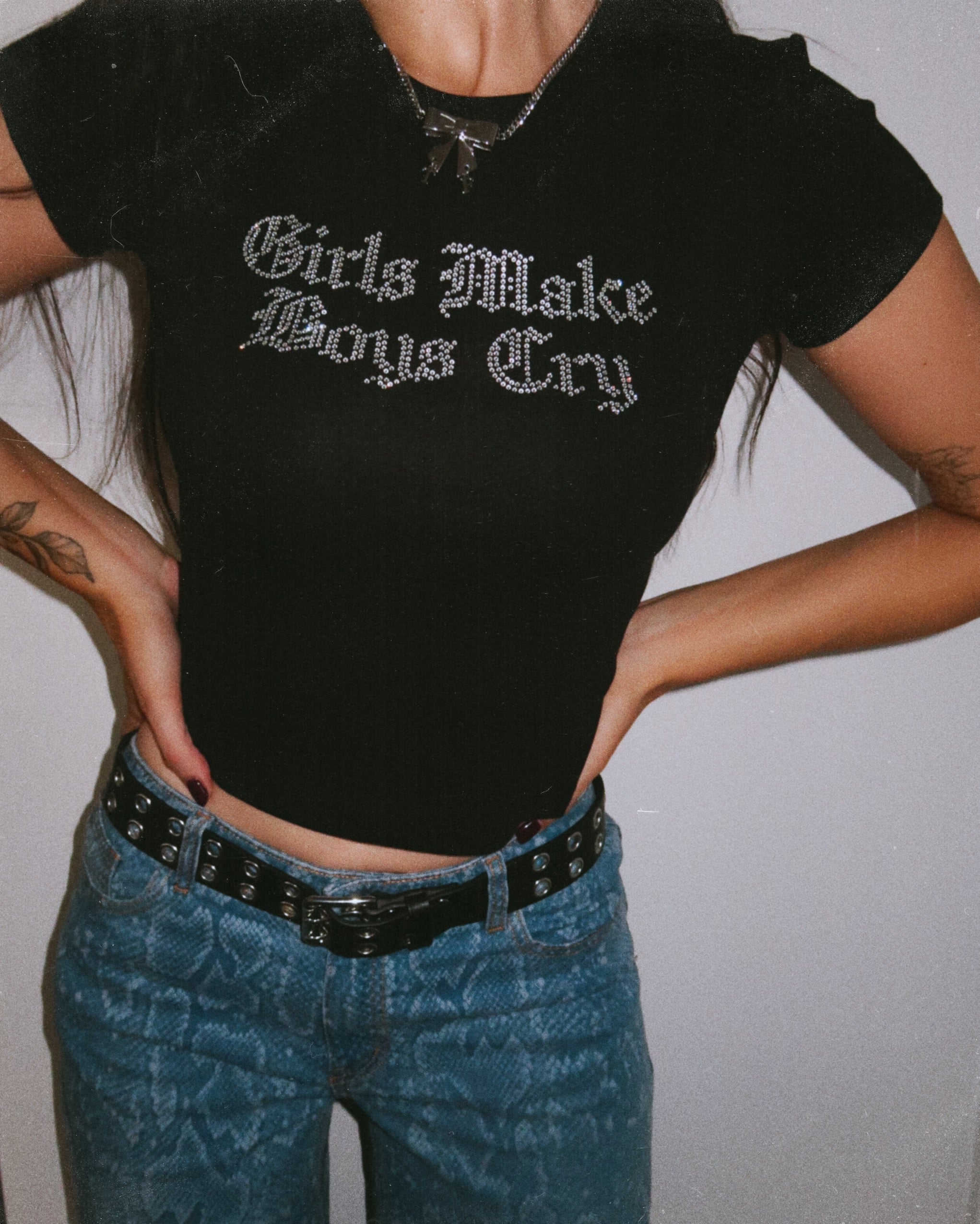 GIRLS MAKE BOYS CRY BABY TEE