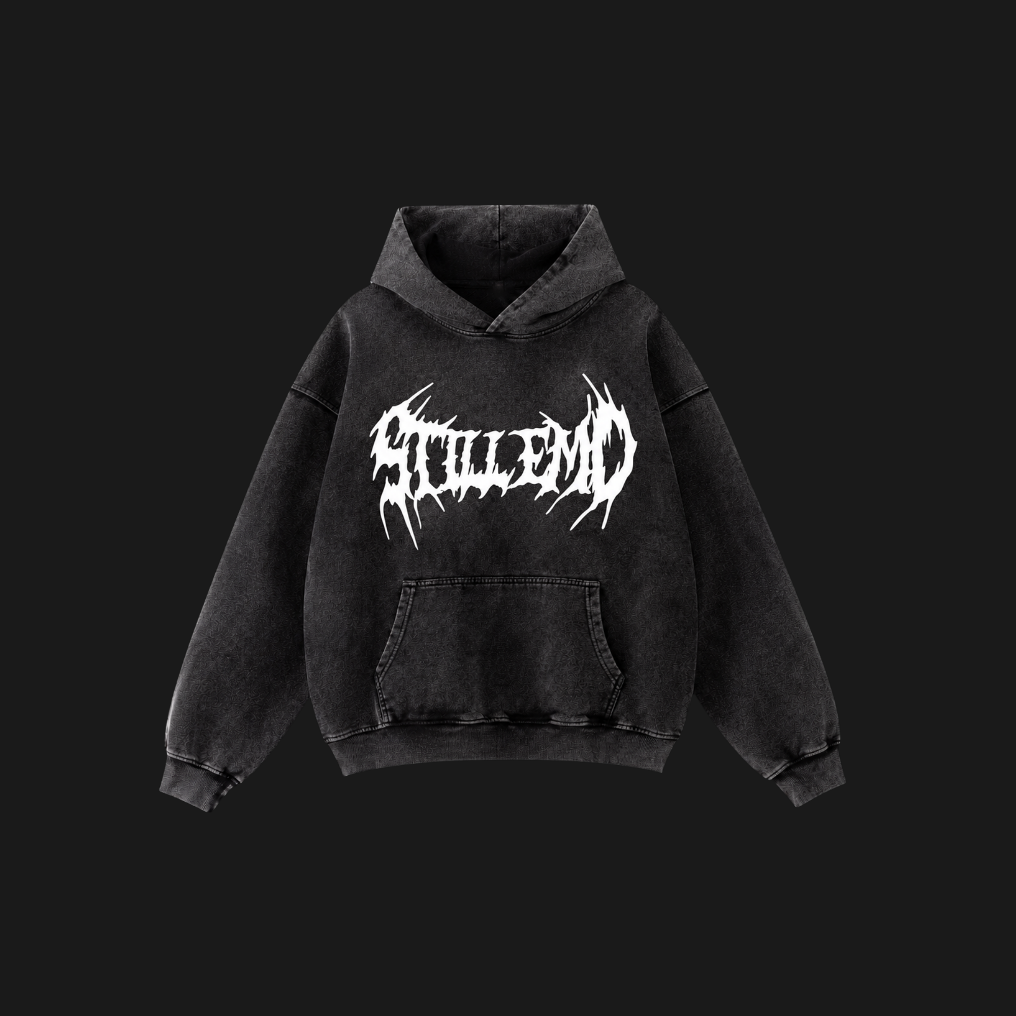 METALCORE WHITE HOODIE
