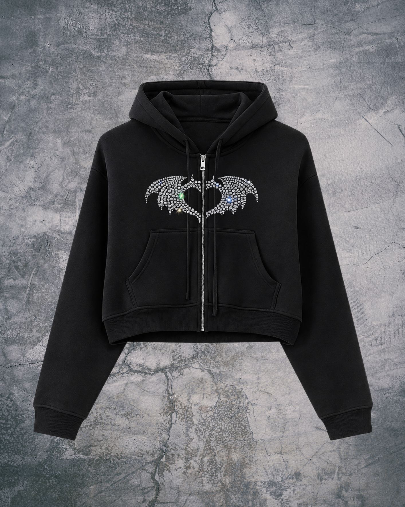 PETE WENTZ CROPPED HOODIE