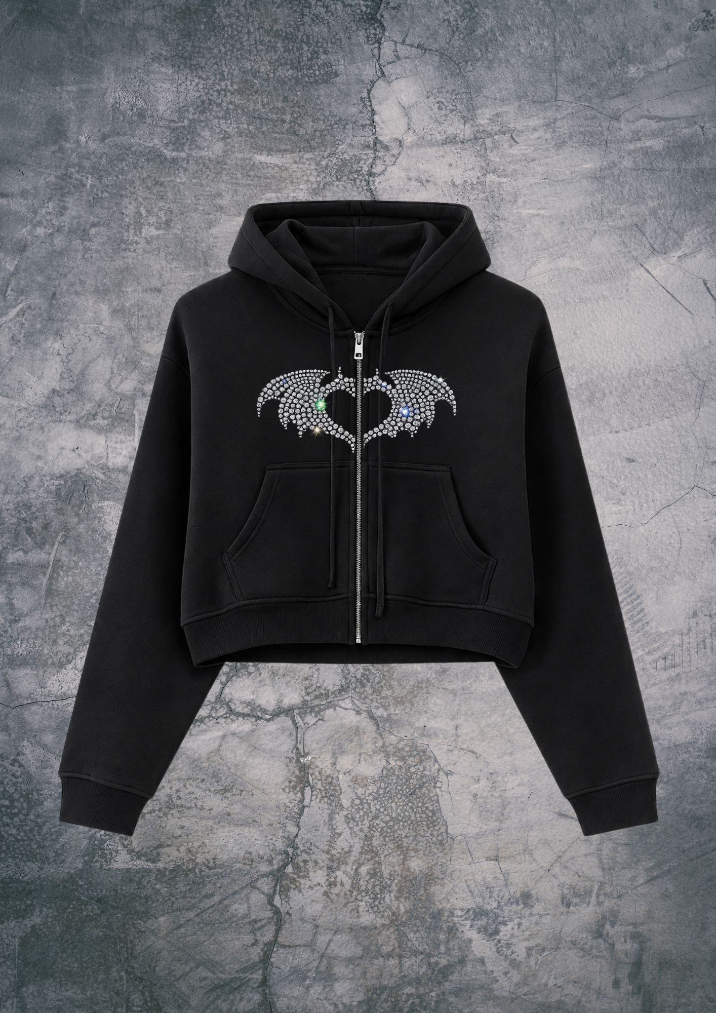 PETE WENTZ CROPPED HOODIE