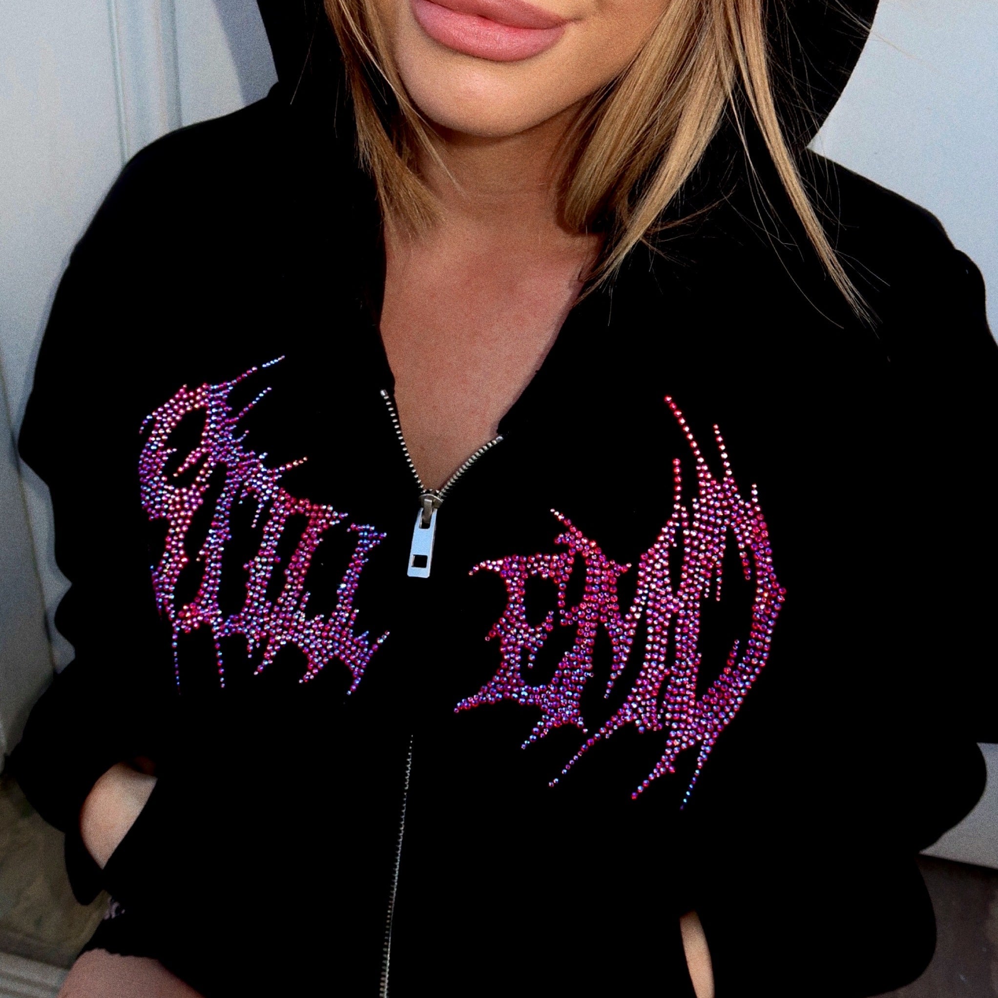 METALCORE CROP HOODIE
