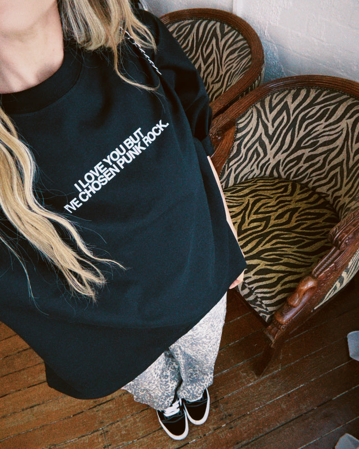 I'VE CHOSEN PUNK ROCK OVERSIZED TEE