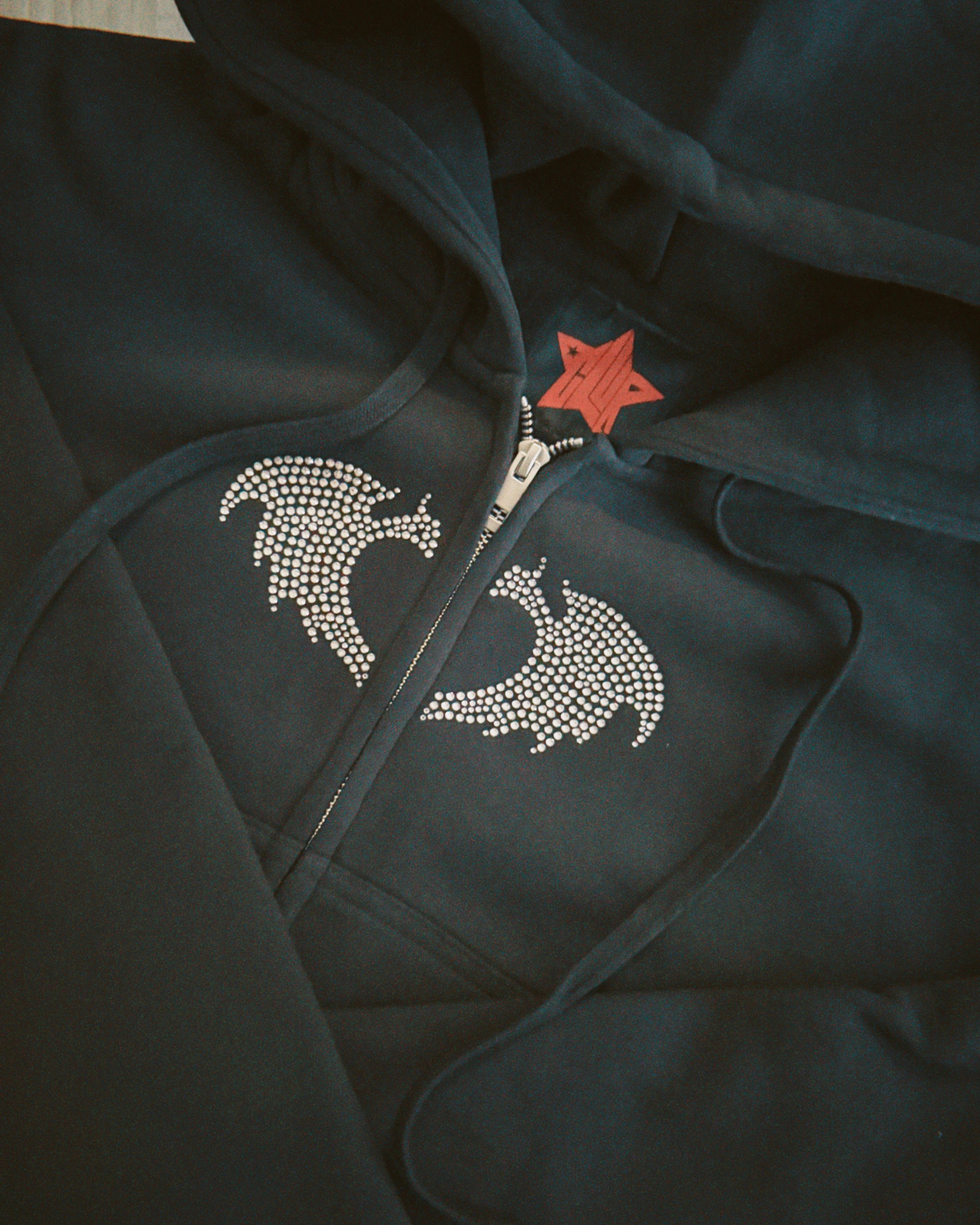 PETE WENTZ CROPPED HOODIE